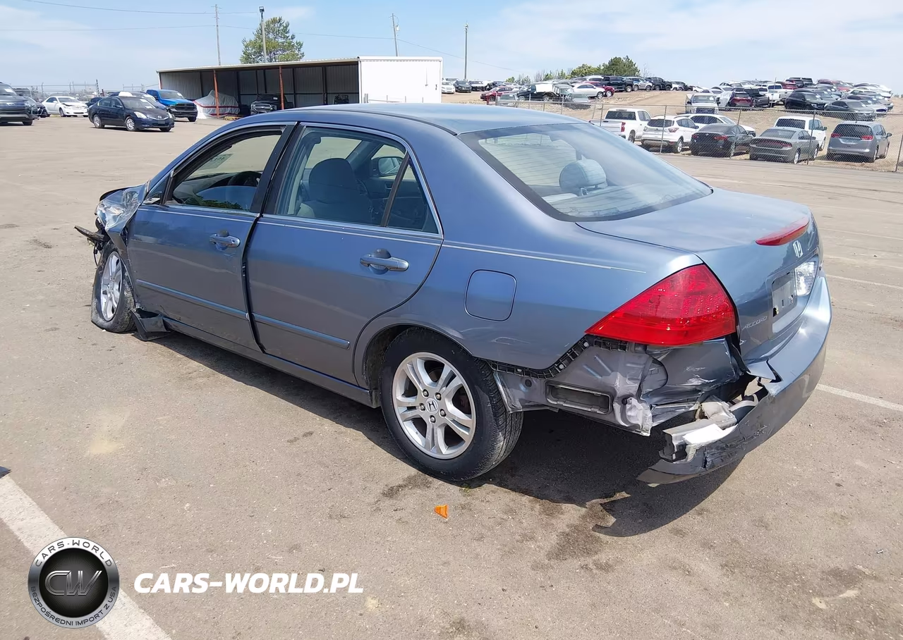 2007 Honda Accord 2.4 Se VIN:1HGCM563X7A207047 - 3