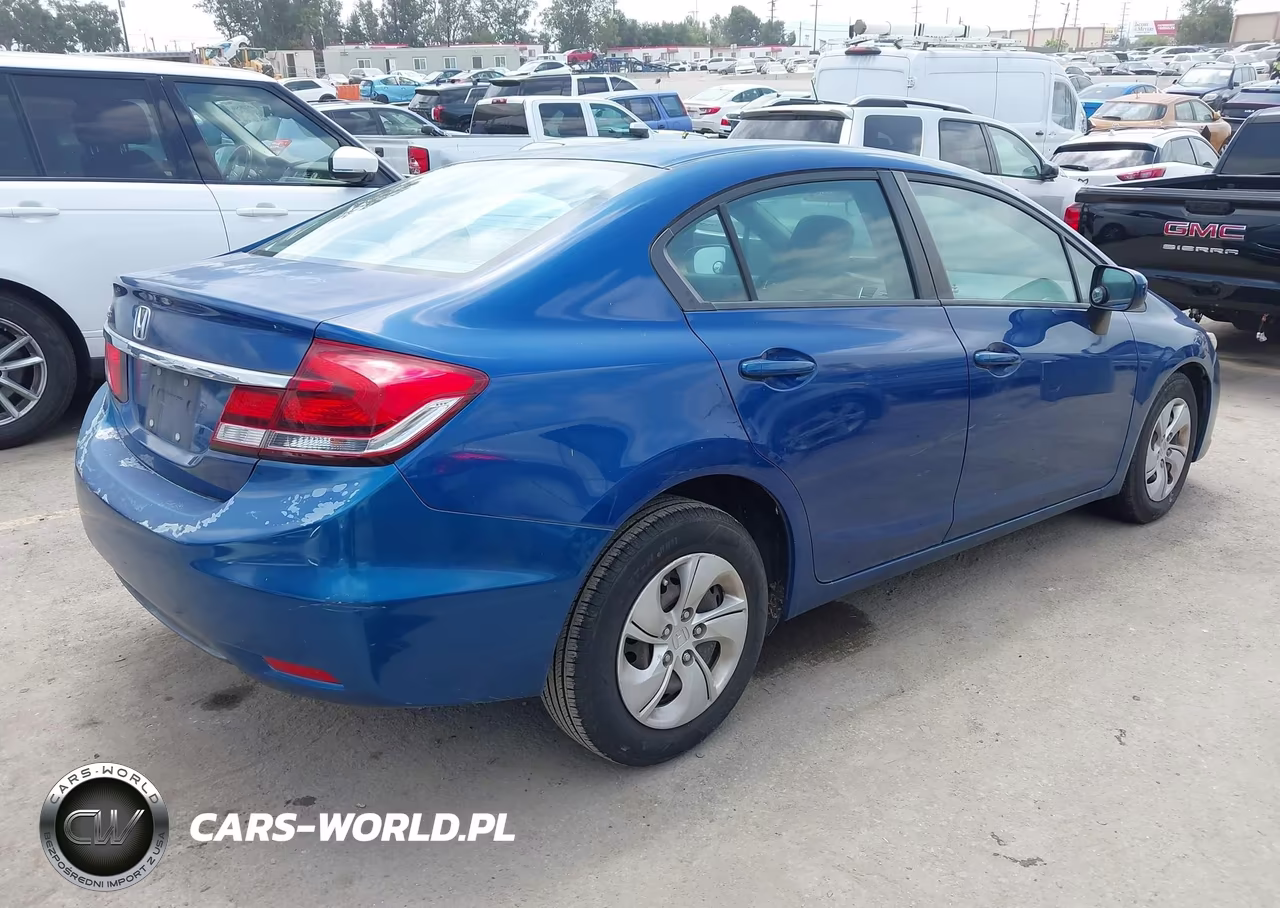 2014 Honda Civic Lx VIN:19XFB2F59EE237555 - 4
