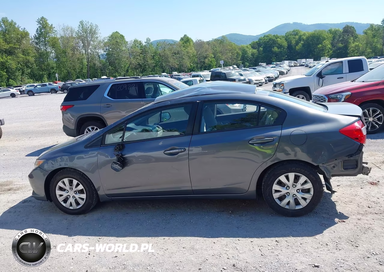 2012 Honda Civic Lx VIN:19XFB2F55CE363599 - 15