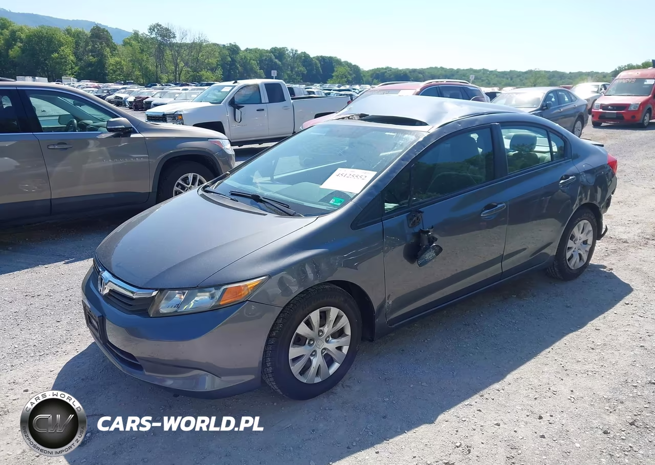 2012 Honda Civic Lx VIN:19XFB2F55CE363599 - 2