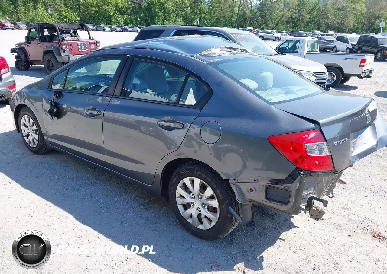 2012 Honda Civic Lx VIN:19XFB2F55CE363599 - 3