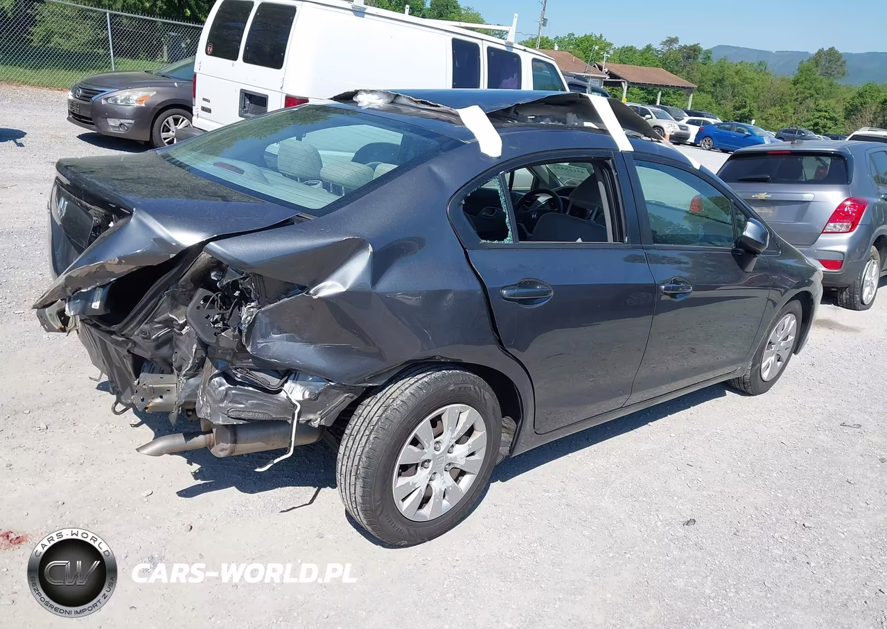 2012 Honda Civic Lx VIN:19XFB2F55CE363599 - 4