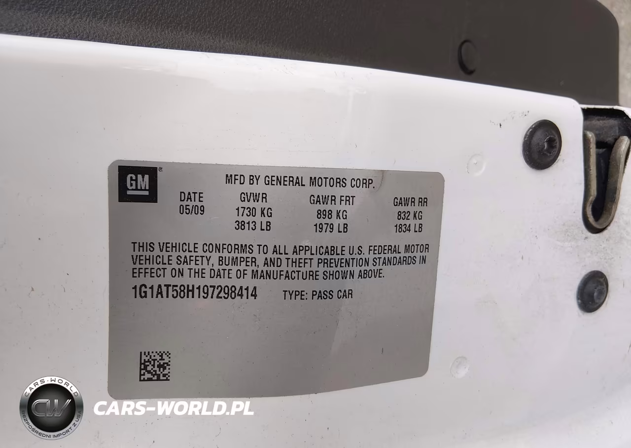 2009 Chevrolet Cobalt Lt VIN:1G1AT58H197298414 - 9