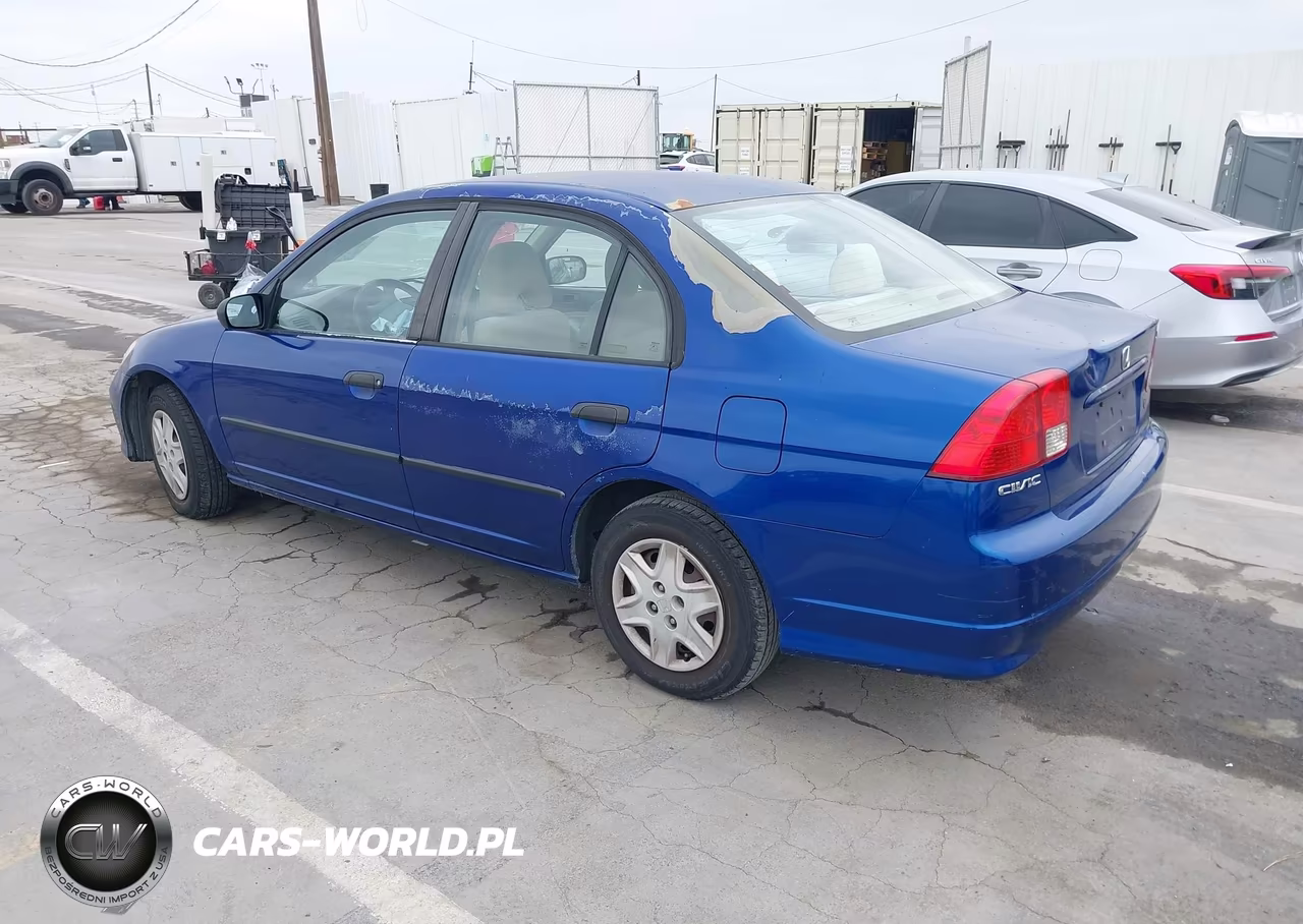2004 Honda Civic Vp VIN:2HGES16384H638345 - 3