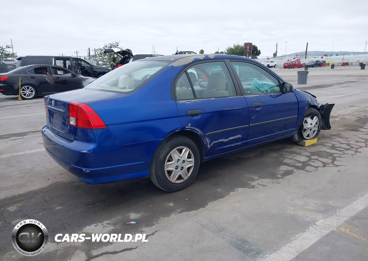 2004 Honda Civic Vp VIN:2HGES16384H638345 - 4