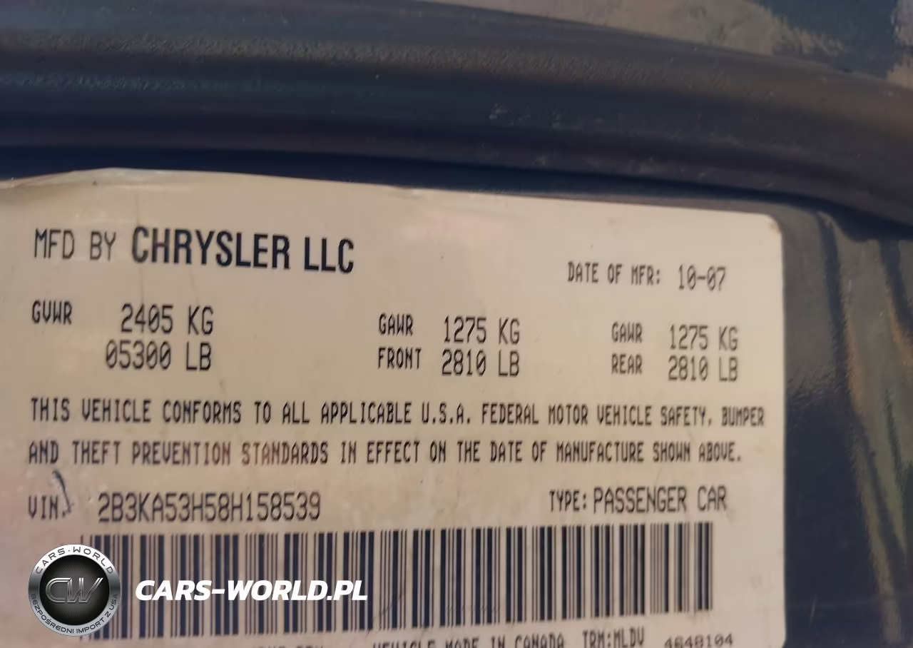 2008 Dodge Charger R-T VIN:2B3KA53H58H158539 - 9