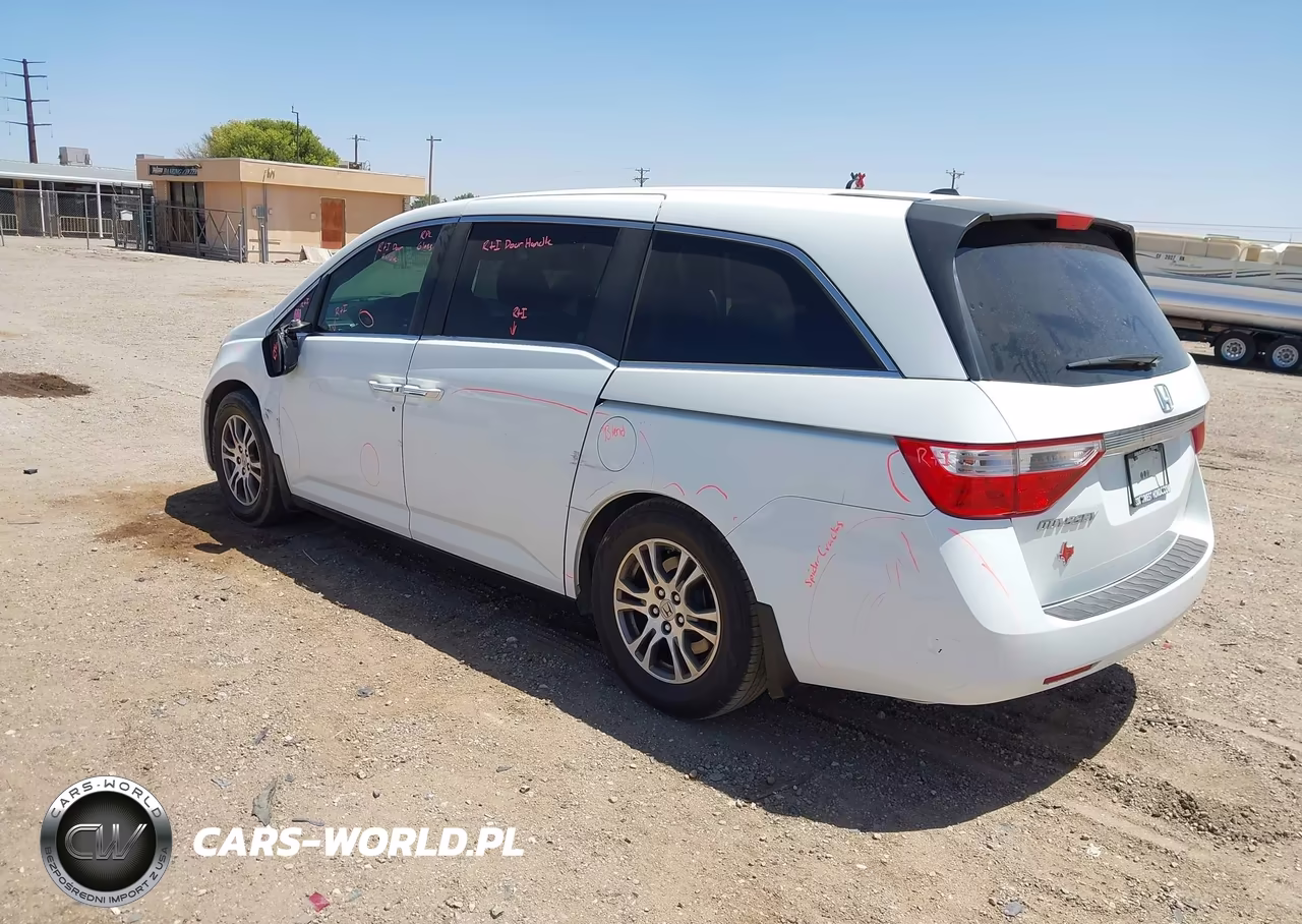 2013 Honda Odyssey Ex-L VIN:5FNRL5H69DB072388 - 3