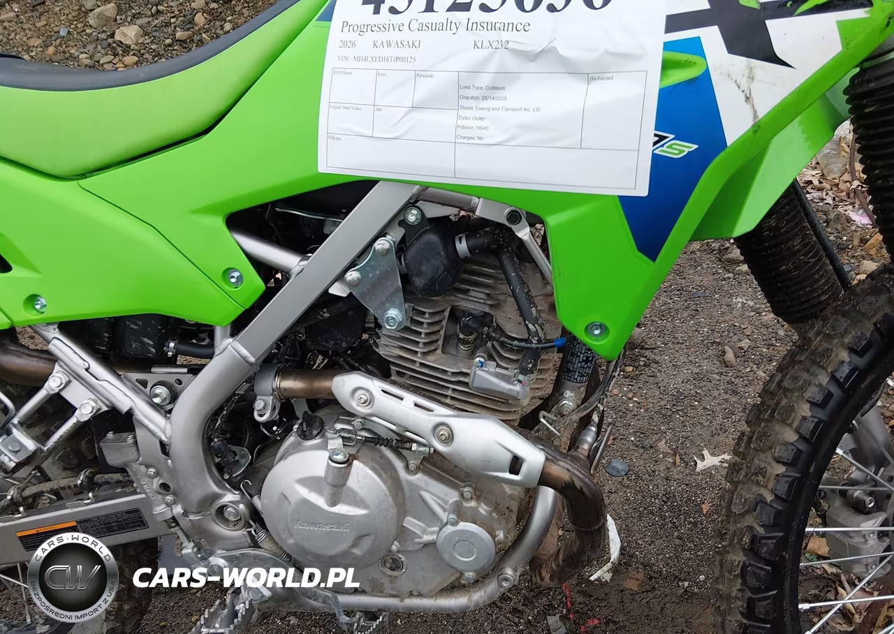 2026 Kawasaki Klx232 D VIN:MH4LXED16TJP00125 - 8