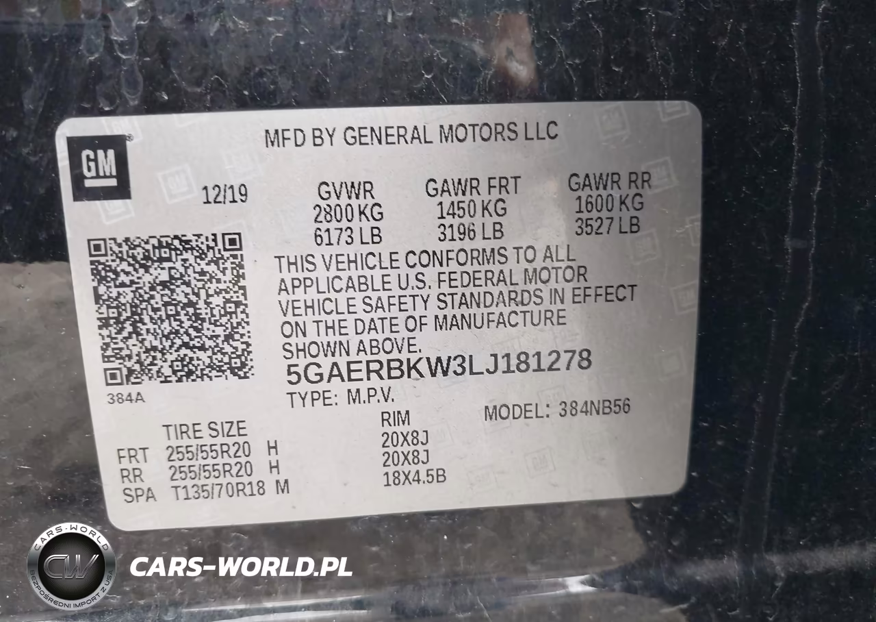 2020 Buick Enclave Fwd Essence VIN:5GAERBKW3LJ181278 - 9