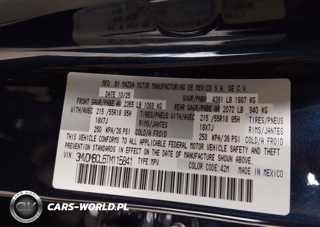2026 Mazda Cx-30 2.5 S Aire Edition VIN:3MVDMBCL6TM115841 - 9