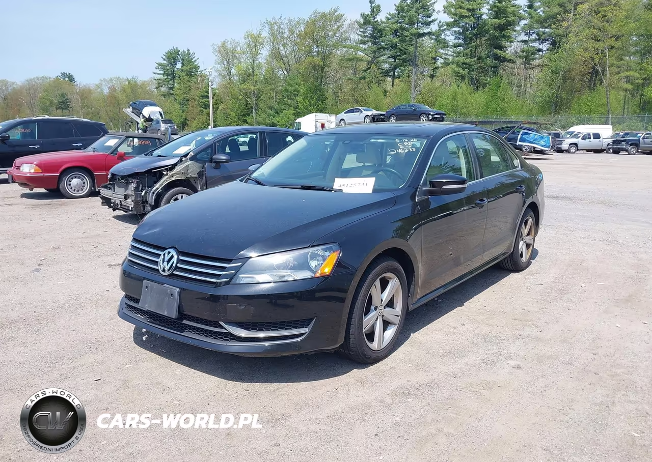 2013 Volkswagen Passat 2.5L Se VIN:1VWBP7A33DC045036 - 2