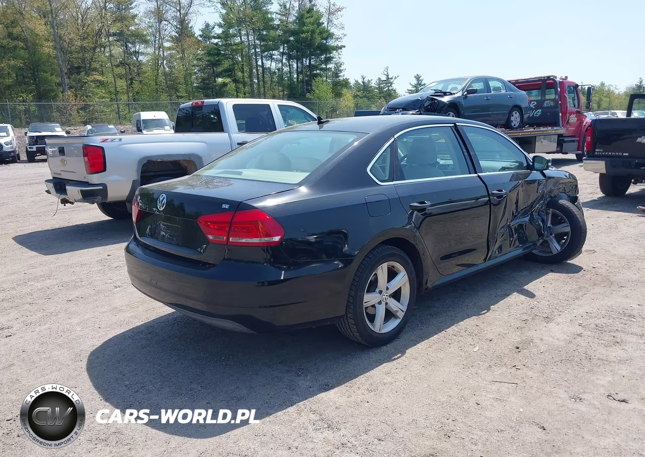 2013 Volkswagen Passat 2.5L Se VIN:1VWBP7A33DC045036 - 4