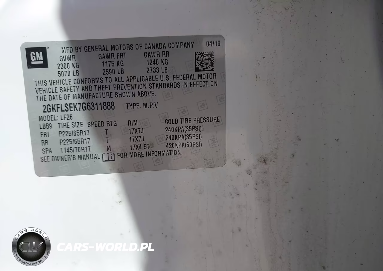 2016 GMC Terrain Sle-1 VIN:2GKFLSEK7G6311888 - 9