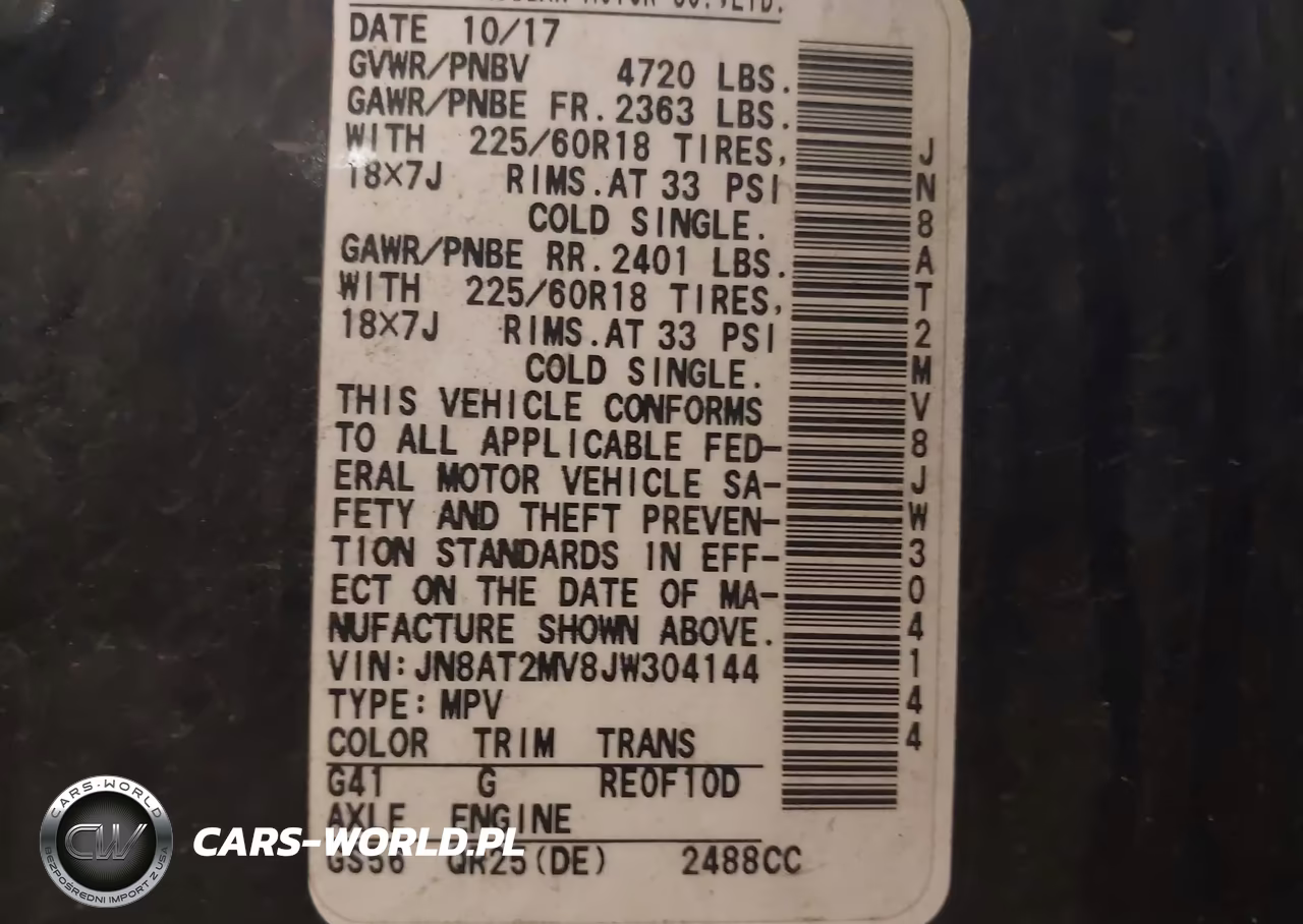 2018 Nissan Rogue Sl VIN:JN8AT2MV8JW304144 - 9