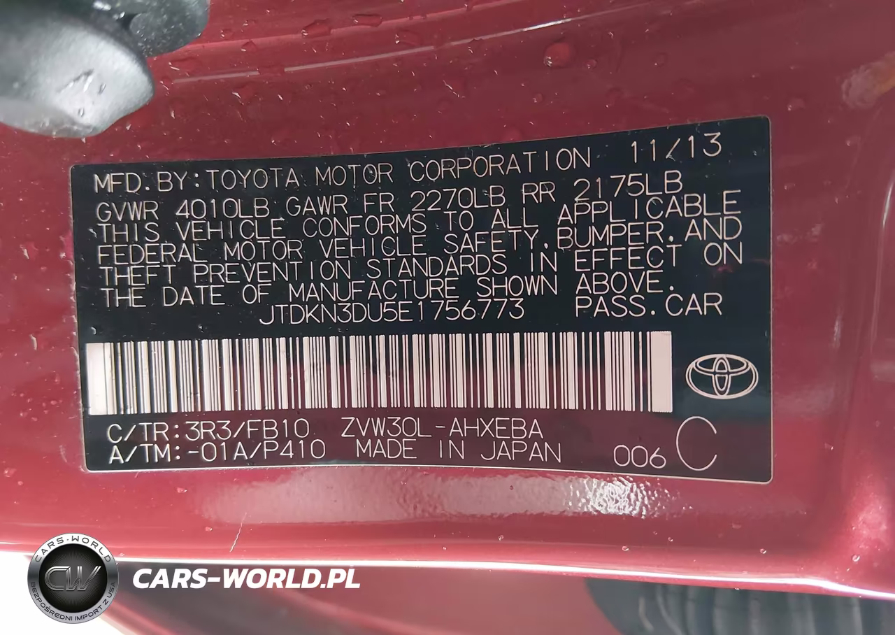 2014 Toyota Prius Three VIN:JTDKN3DU5E1756773 - 9