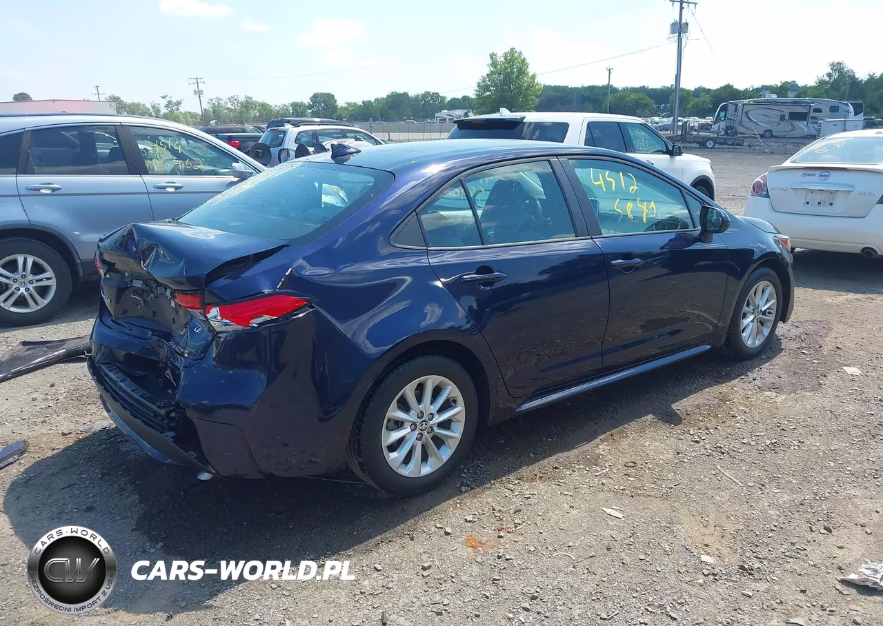 2021 Toyota Corolla Le VIN:5YFVPMAE2MP219010 - 4