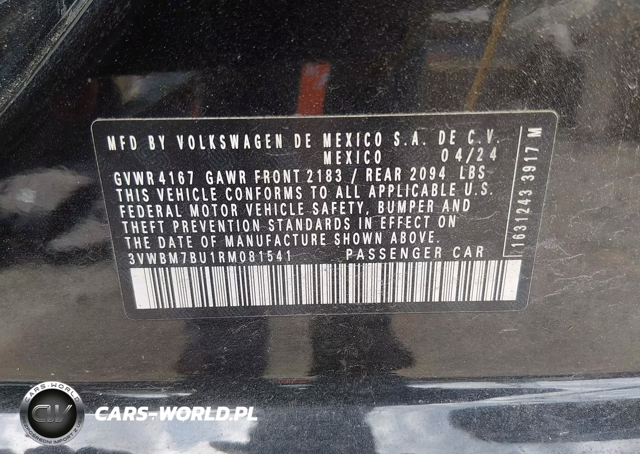 2024 Volkswagen Jetta 1.5T Sport VIN:3VWBM7BU1RM081541 - 9
