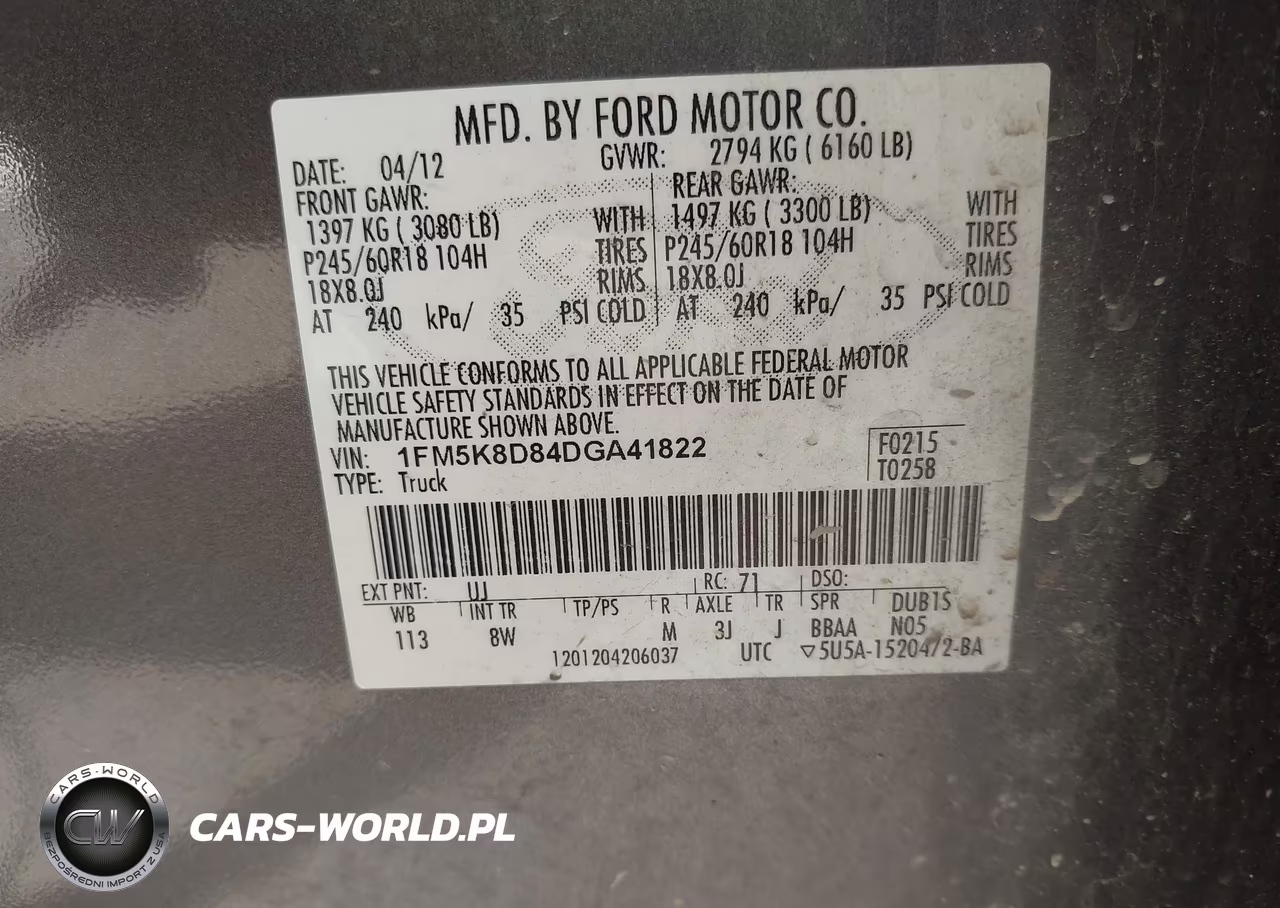 2013 Ford Explorer Xlt VIN:1FM5K8D84DGA41822 - 9
