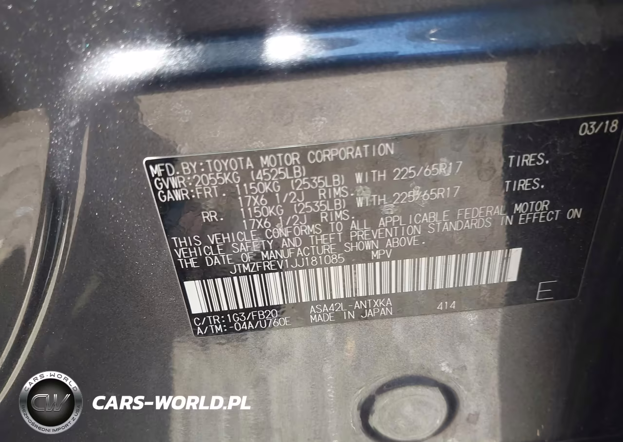 2018 Toyota Rav4 Le VIN:JTMZFREV1JJ181085 - 9