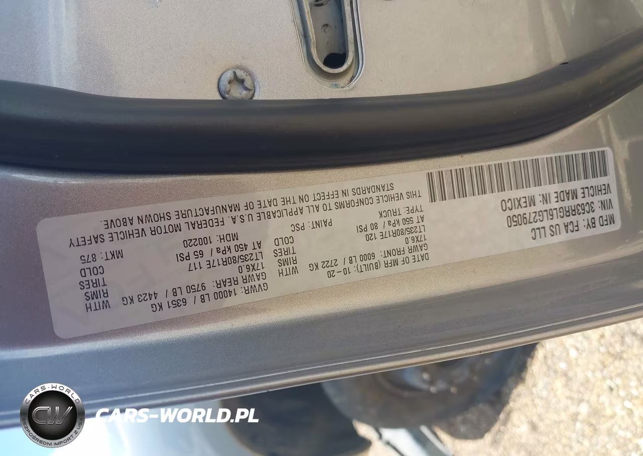 2020 Ram 3500 Tradesman 4X4 8' Box VIN:3C63RRGL6LG279050 - 8