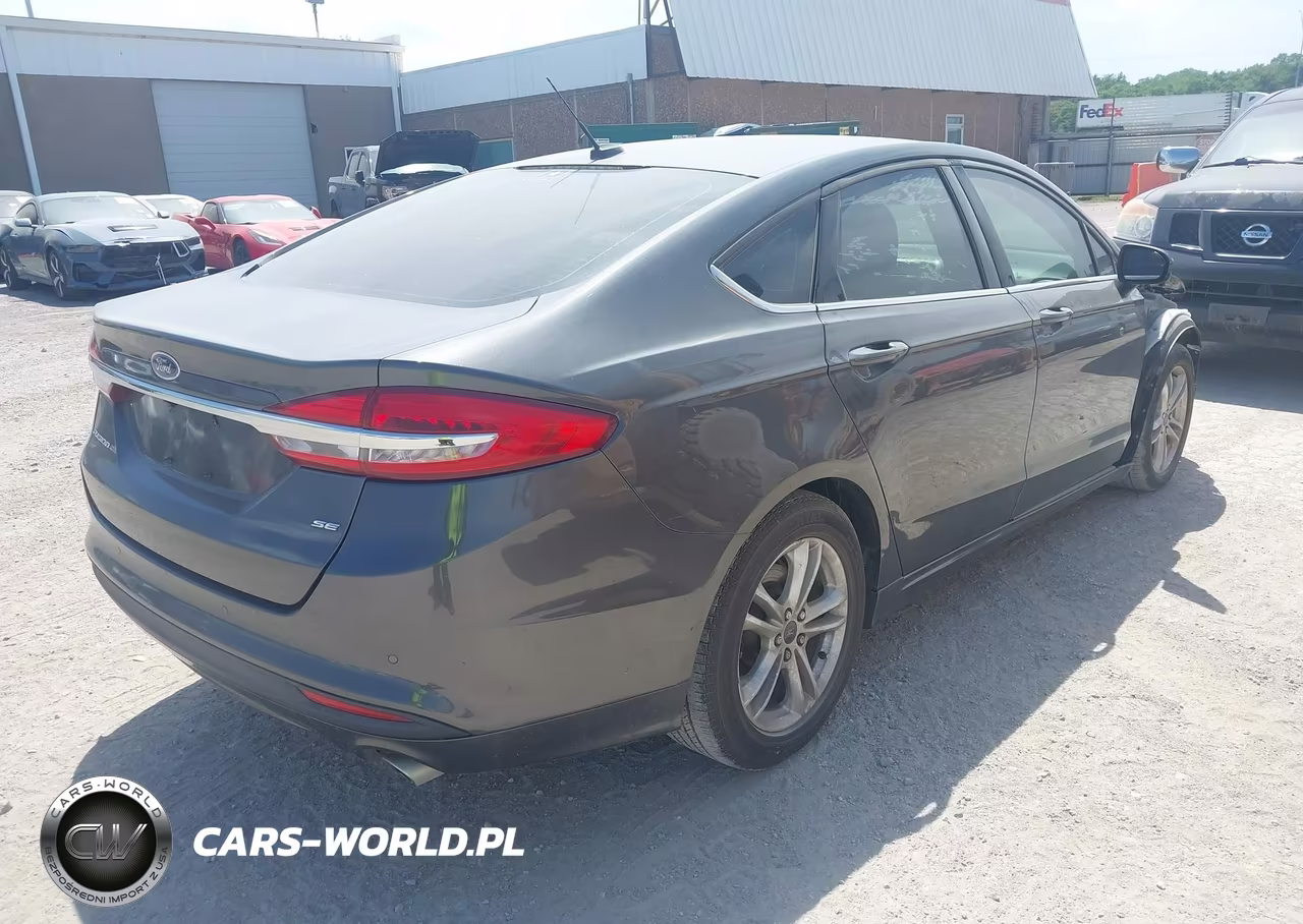 2018 Ford Fusion Se VIN:3FA6P0H76JR144800 - 4