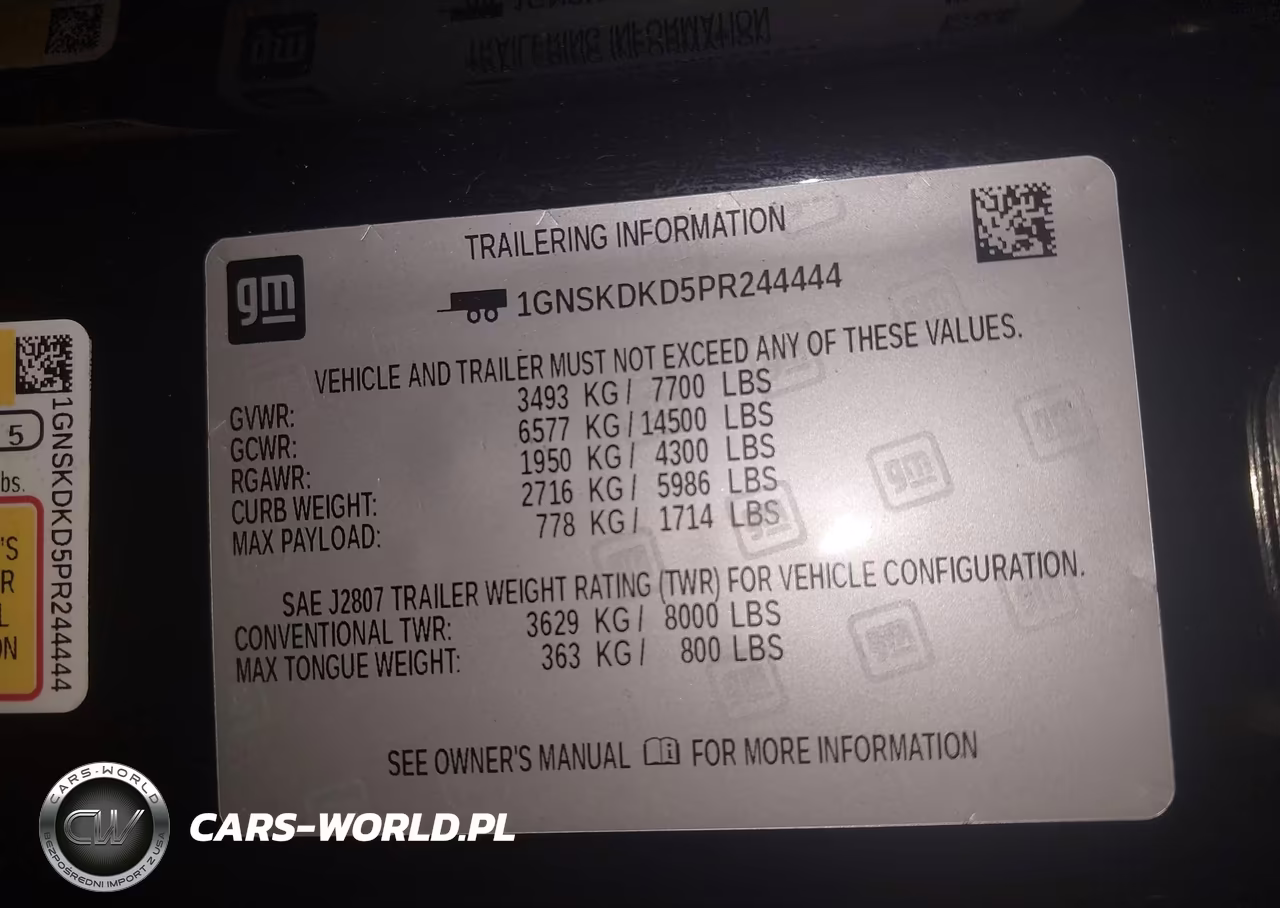 2023 Chevrolet Suburban 4Wd Z71 VIN:1GNSKDKD5PR244444 - 9