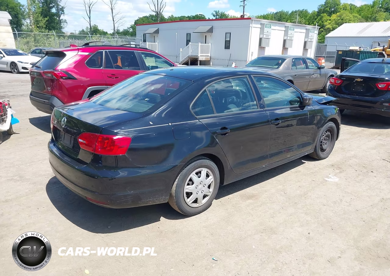 2014 Volkswagen Jetta 2.0L S VIN:3VW2K7AJ4EM406562 - 4