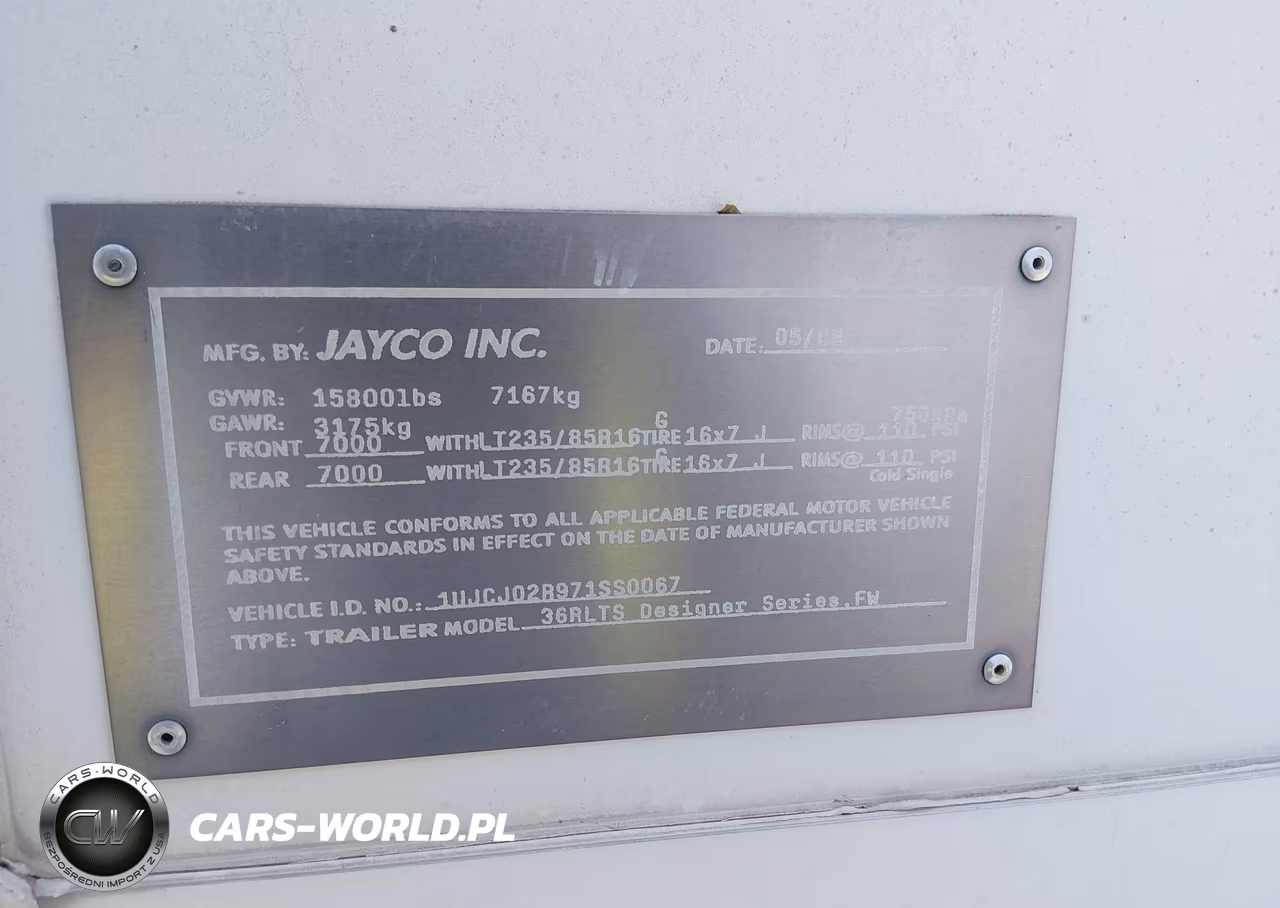 2007 Jayco Other VIN:1UJCJ02R971SS0067 - 7
