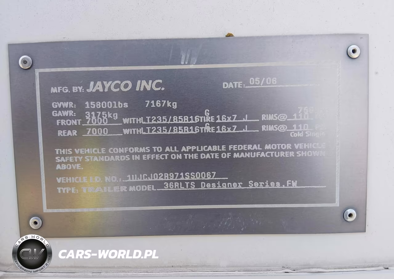 2007 Jayco Other VIN:1UJCJ02R971SS0067 - 9