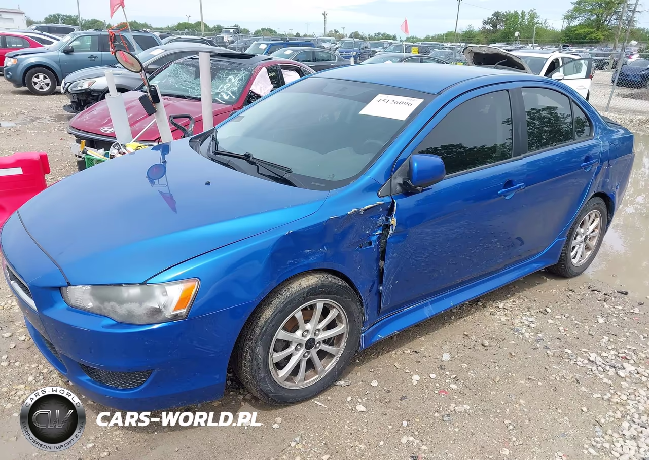 2011 Mitsubishi Lancer Es VIN:JA32U2FU0BU021587 - 2