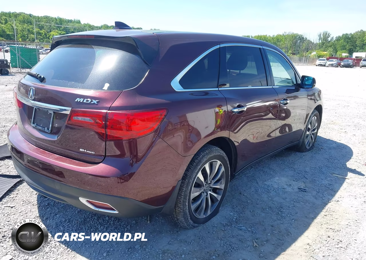 2016 Acura Mdx Technology Acurawatch Plus Packages-Technology Package VIN:5FRYD4H4XGB001382 - 4