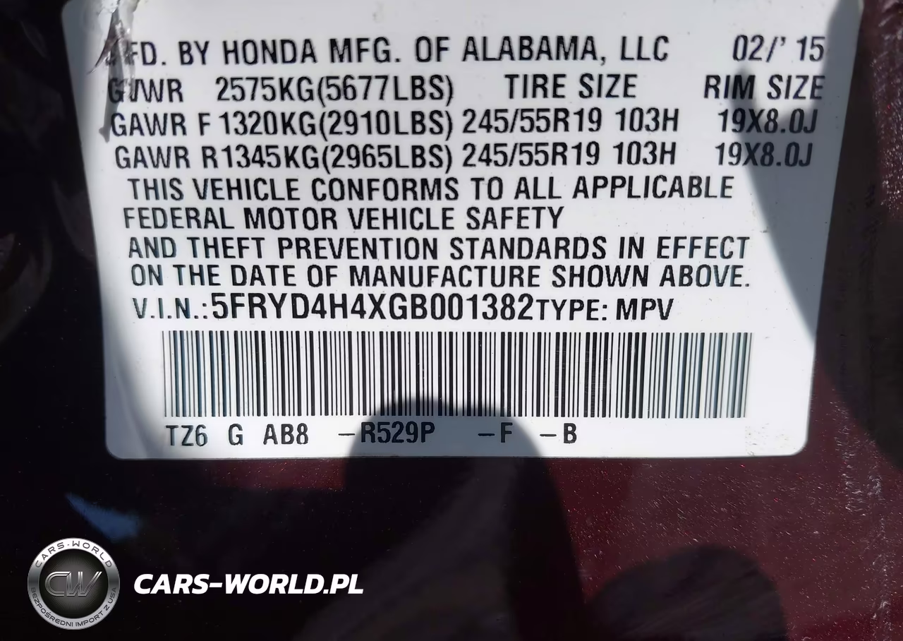 2016 Acura Mdx Technology Acurawatch Plus Packages-Technology Package VIN:5FRYD4H4XGB001382 - 9