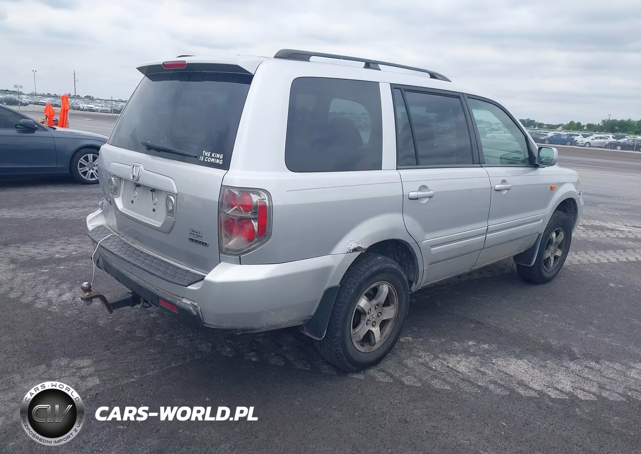 2007 Honda Pilot Ex-L VIN:2HKYF18687H515468 - 4