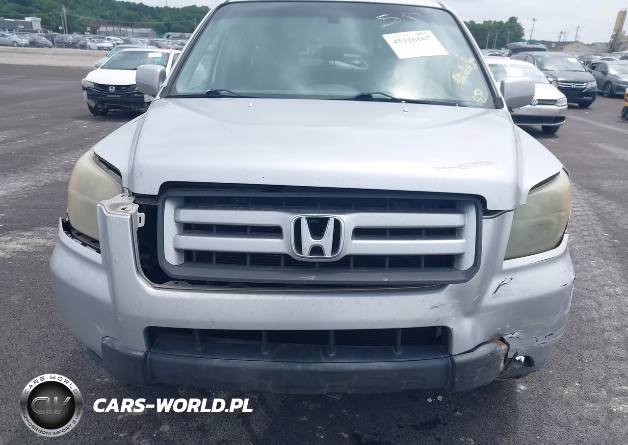2007 Honda Pilot Ex-L VIN:2HKYF18687H515468 - 6