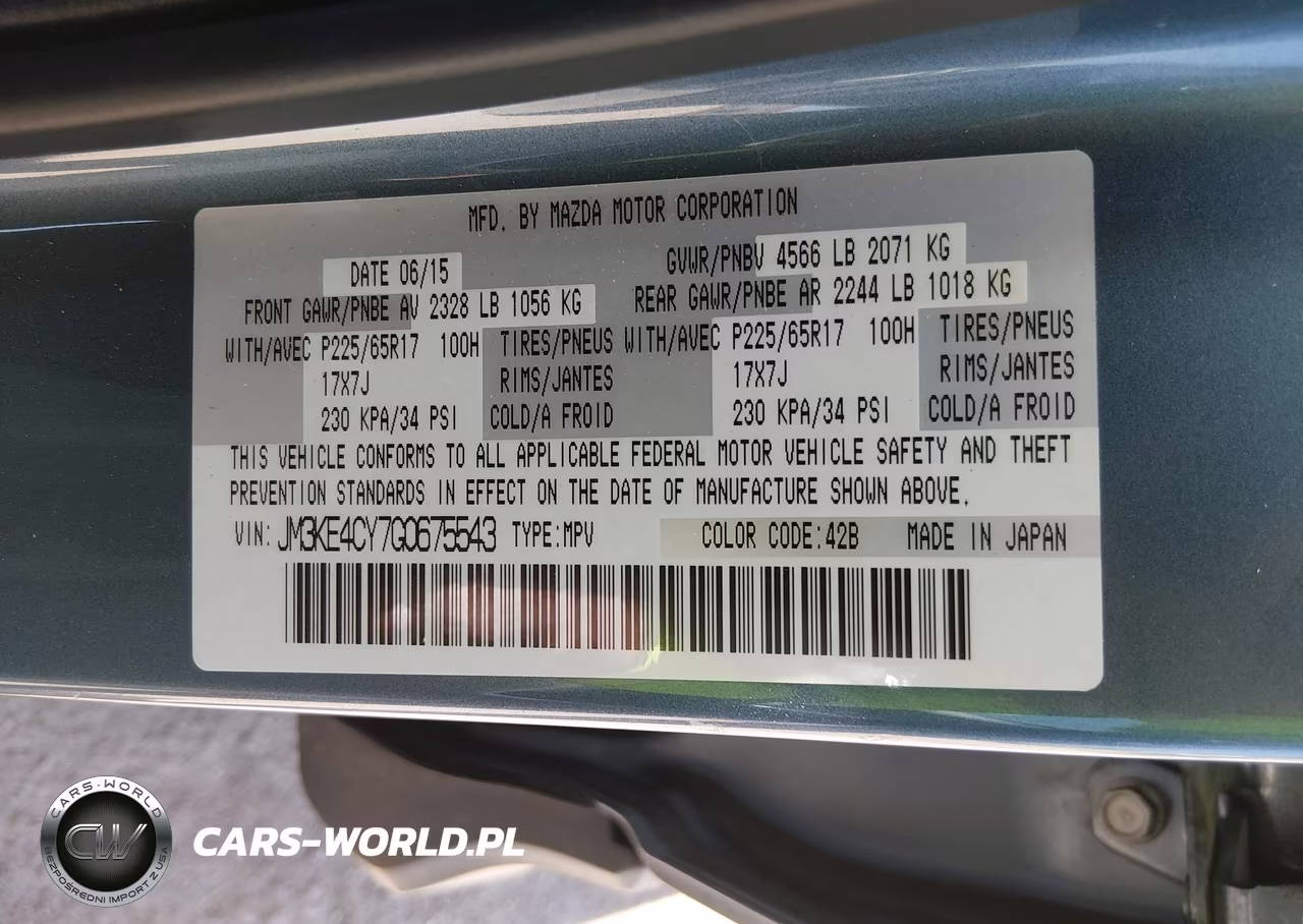 2016 Mazda Cx-5 Touring VIN:JM3KE4CY7G0675543 - 9