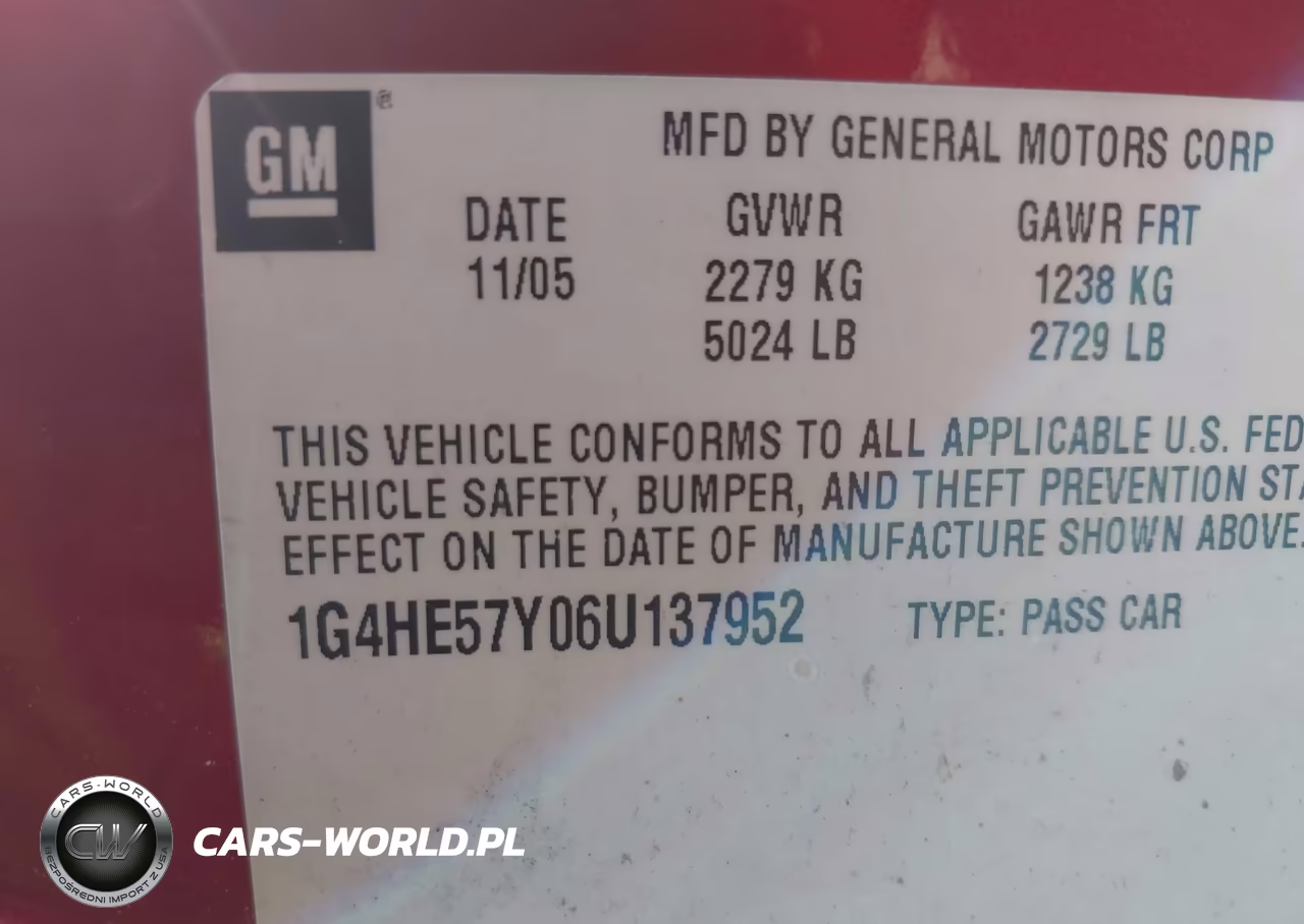 2006 Buick Lucerne Cxs VIN:1G4HE57Y06U137952 - 9