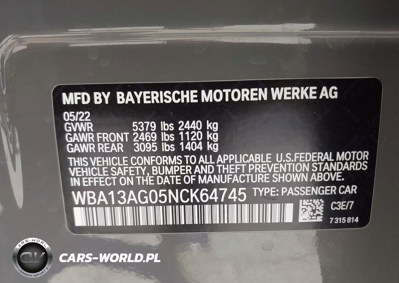 2022 BMW 530E VIN:WBA13AG05NCK64745 - 9