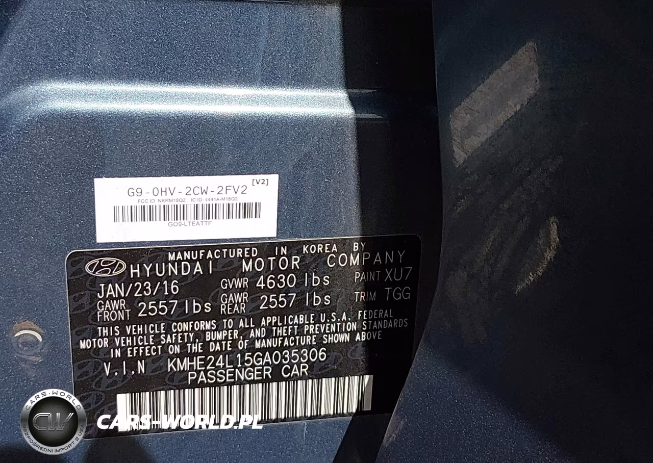 2016 Hyundai Sonata Hybrid Se VIN:KMHE24L15GA035306 - 9