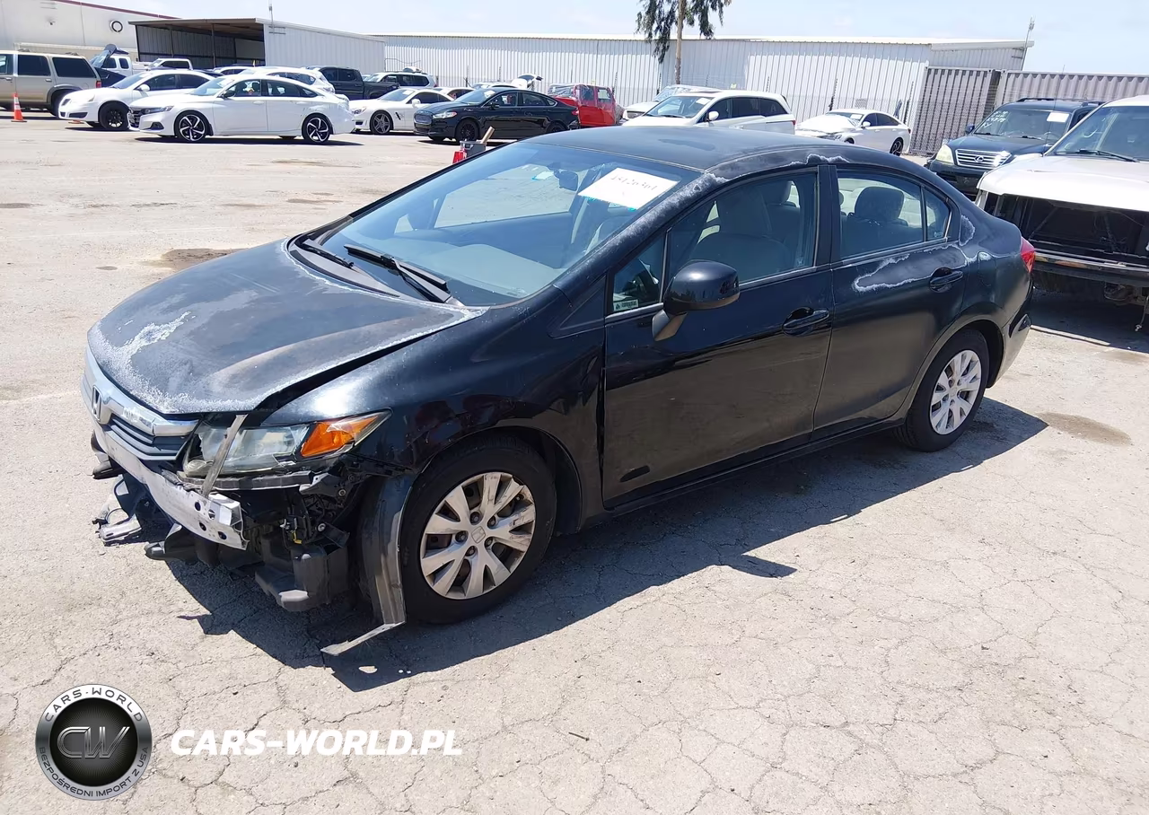 2012 Honda Civic Lx VIN:2HGFB2F53CH599495 - 2