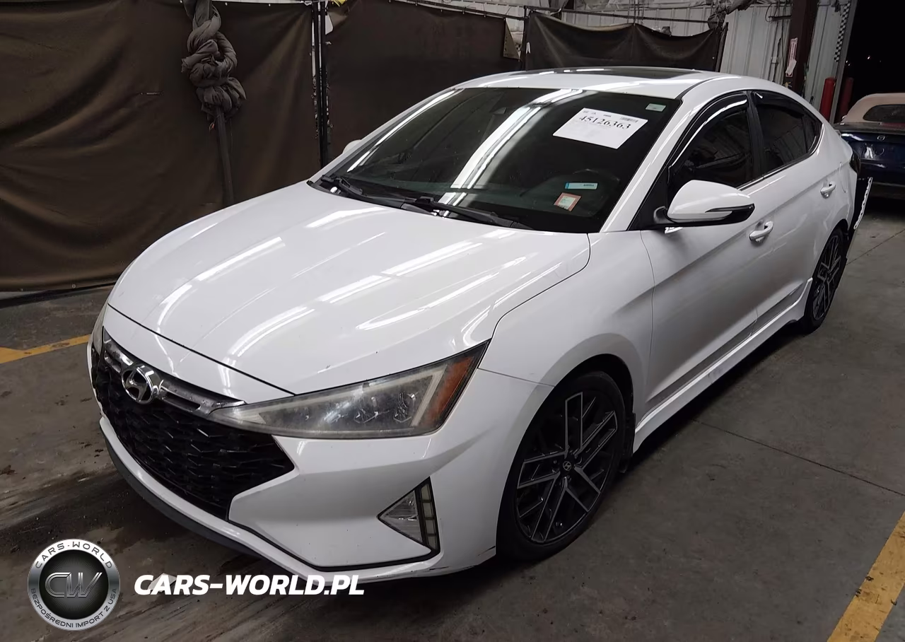 2019 Hyundai Elantra Sport VIN:KMHD04LB5KU816134 - 2