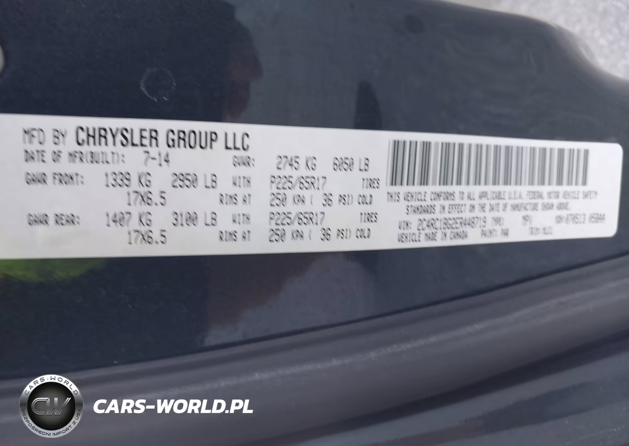 2014 Chrysler Town & Country Touring VIN:2C4RC1BG2ER448719 - 9