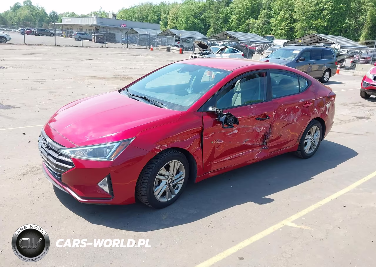 2019 Hyundai Elantra Sel VIN:5NPD84LF5KH438195 - 2