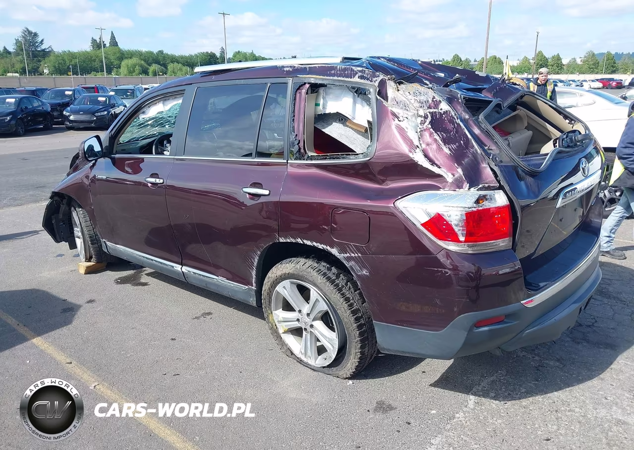 2013 Toyota Highlander Limited V6 VIN:5TDDK3EHXDS273560 - 3