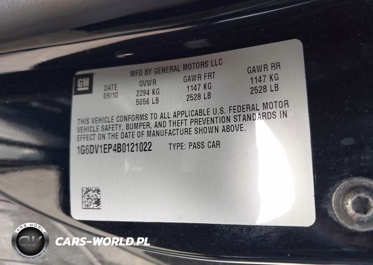 2011 Cadillac Cts-V VIN:1G6DV1EP4B0121022 - 9