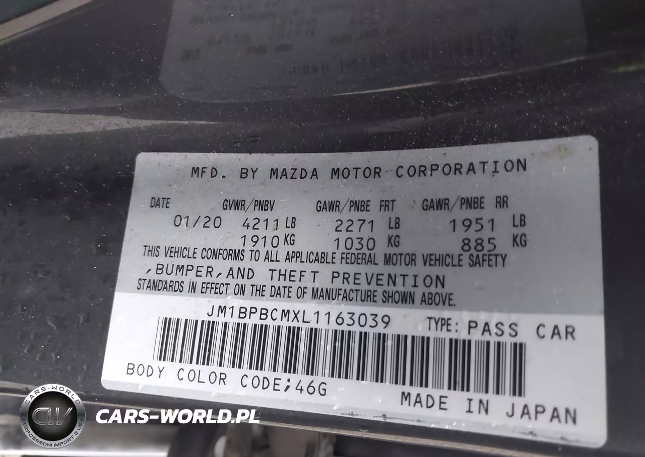 2020 Mazda Mazda3 Select Package VIN:JM1BPBCMXL1163039 - 9