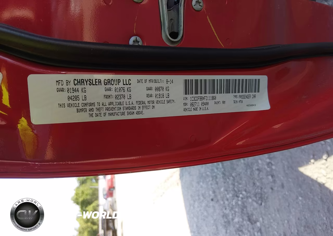 2015 Dodge Dart Sxt VIN:1C3CDFBBXFD111860 - 9