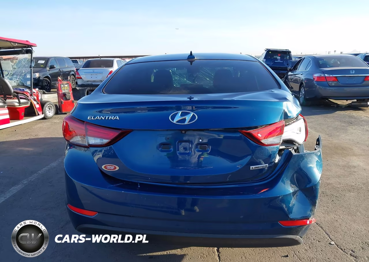 2014 Hyundai Elantra Limited VIN:KMHDH4AE7EU106002 - 16