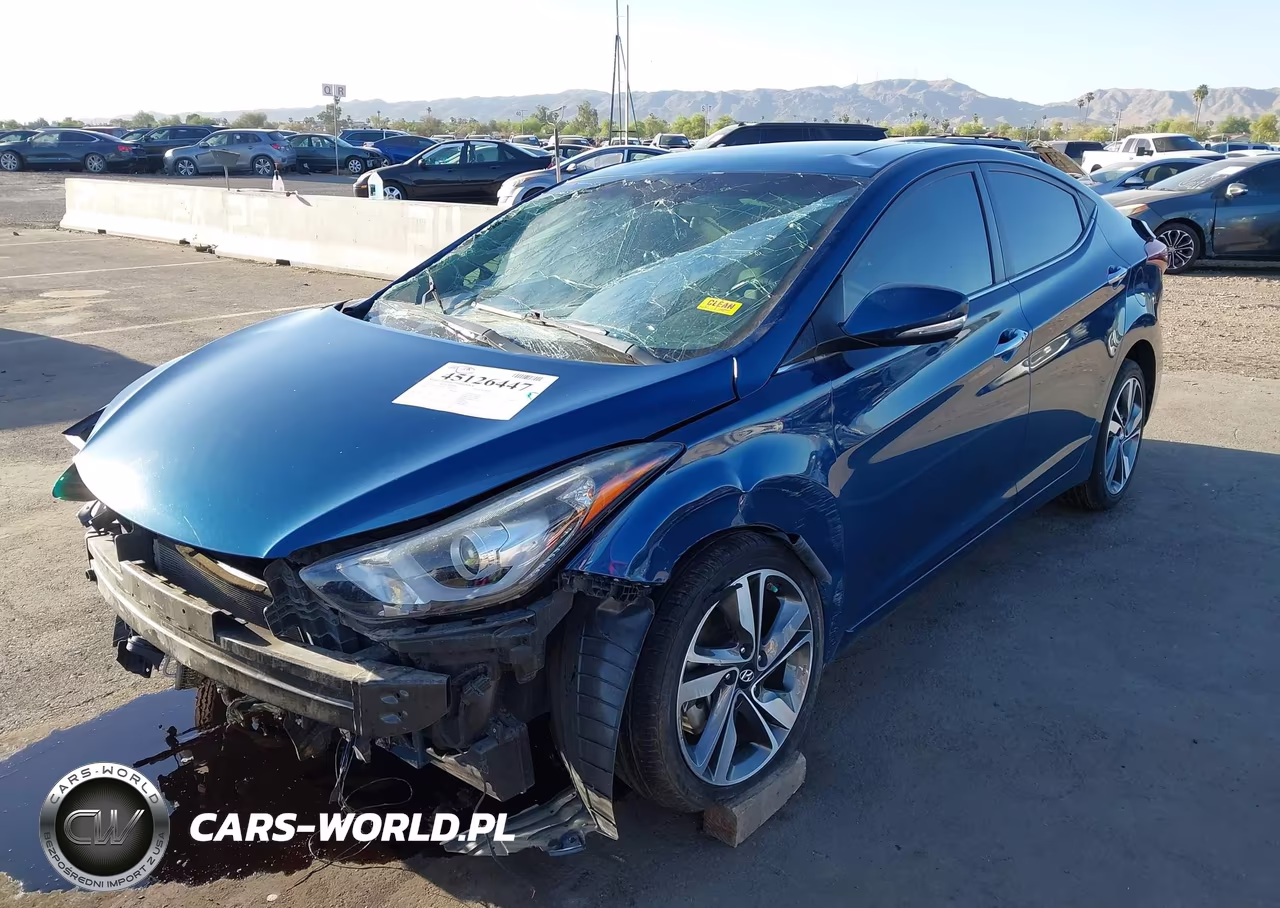 2014 Hyundai Elantra Limited VIN:KMHDH4AE7EU106002 - 2