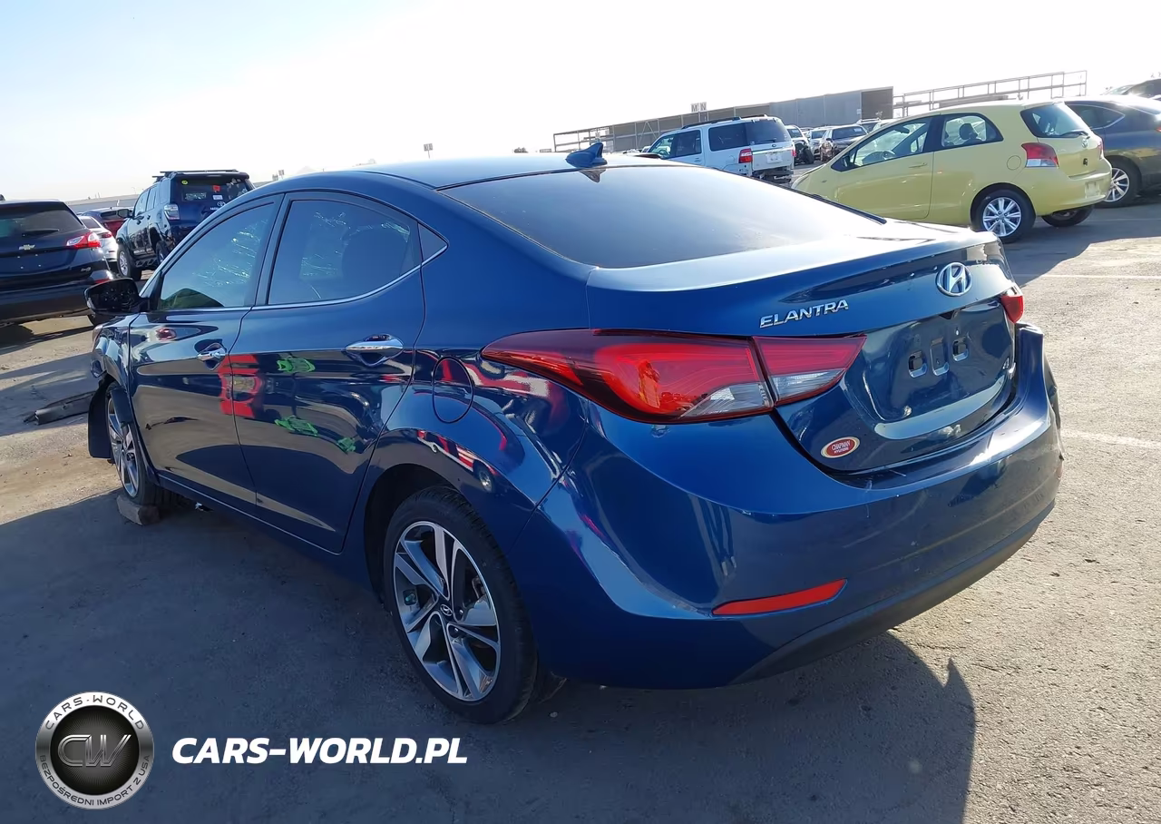 2014 Hyundai Elantra Limited VIN:KMHDH4AE7EU106002 - 3