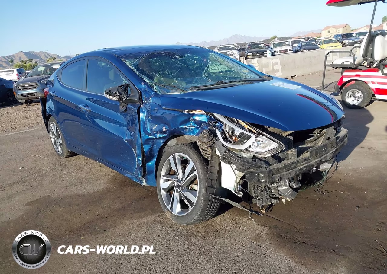 2014 Hyundai Elantra Limited VIN:KMHDH4AE7EU106002 - 6